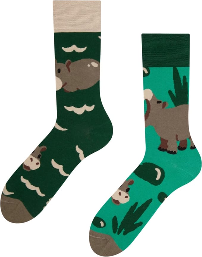 Dedoles Sokken - Regular Socks Swimming Hippo - Unisex - Maat - 35-38