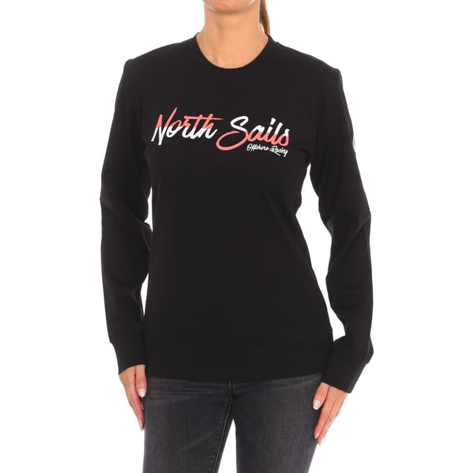 Sweater met lange mouwen en ronde hals 9024250 dames