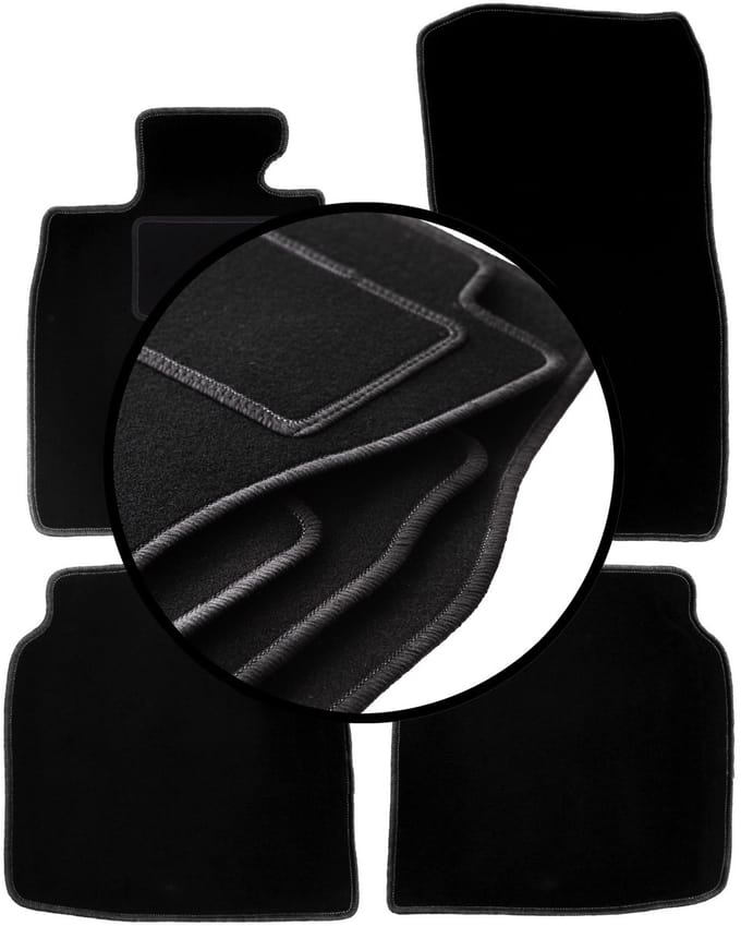 Complete set veloursmatten voor: BMW 7 F02 sedan (2008-2015)