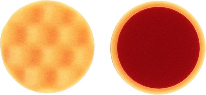 Polijstpad tegen hologrammen - Gewaffeld Auto Polijstspons Set van 2 | 80x25 mm