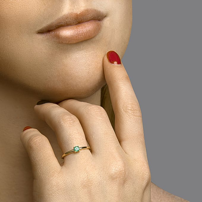 Ring Smaragd