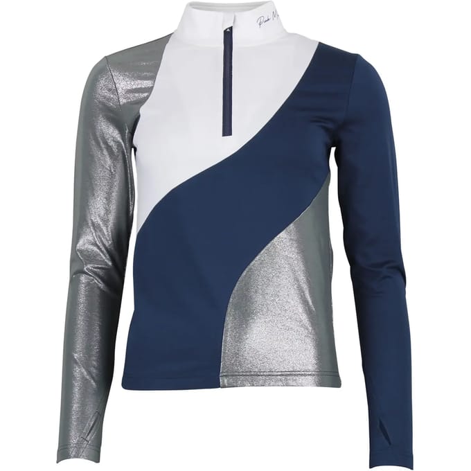 Dames met lange mouwen zip T-shirt Peak Mountain Aramis