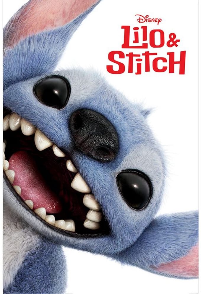 Lilo & Stitch Stitch Unisex Poster - meerkleurig - Standard