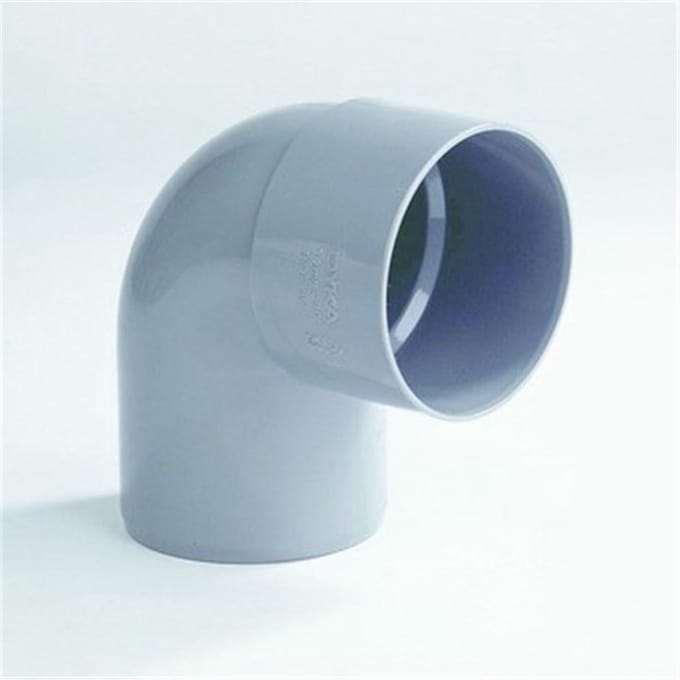 Wavin PVC lijm bocht kort 90° mof/spie 110mm