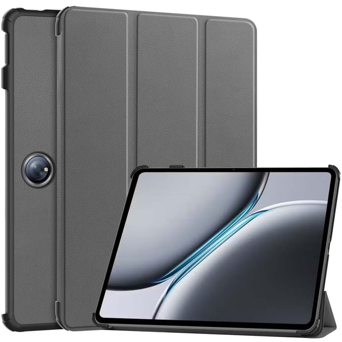imoshion Tablet Hoes - Geschikt voor OnePlus Pad 2 - Trifold Bookcase - Grijs