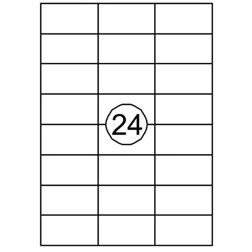 Etiket Quantore 70x37mm 360 stuks