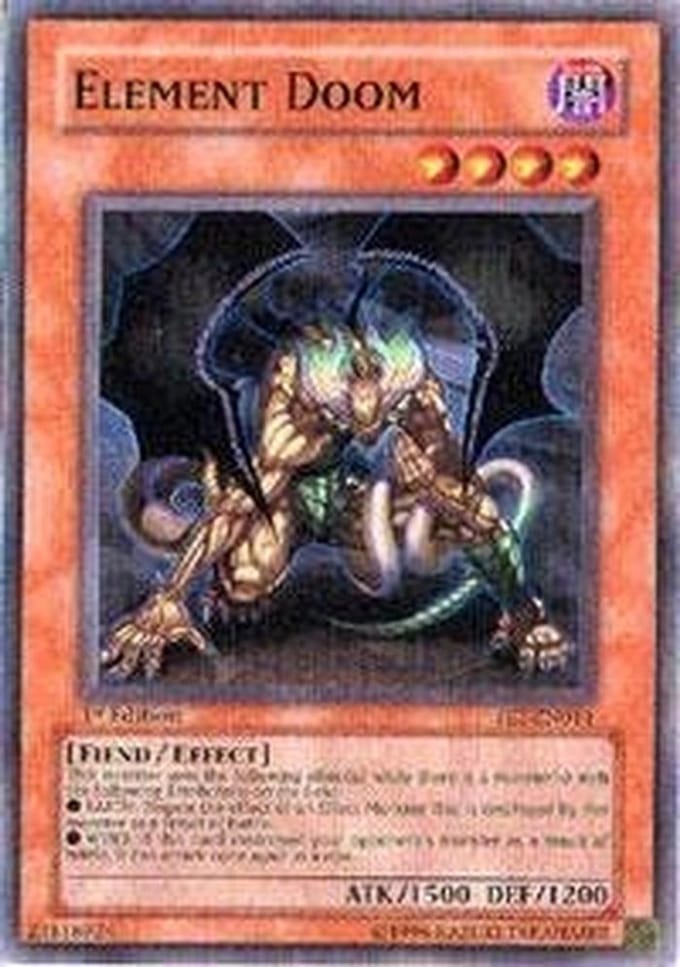 Yu-Gi-Oh! Speelkaart Element Doom (FET-EN011) - Flaming Eternity - 1e Editie - Common
