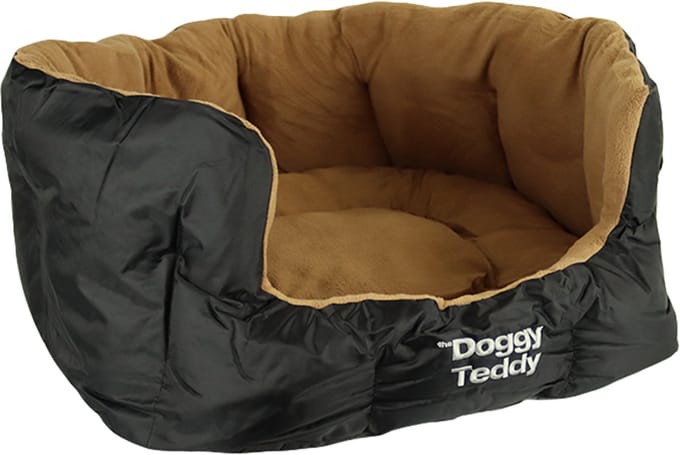 Xtreme Hondenmand Teddy 55 X 25 Cm Nylon/fleece Zwart