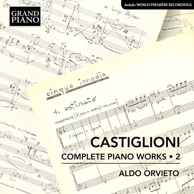 Aldo Orvieto - Castiglioni: Complete Piano Works, Vol. 2 (CD)