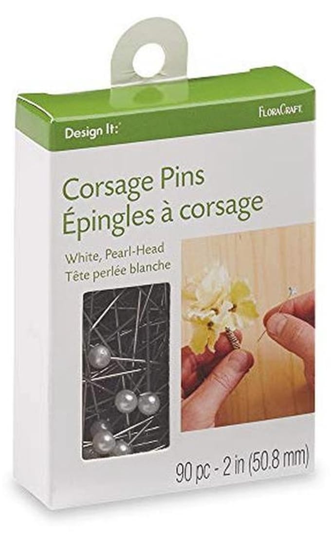 Corsage Pins Wit - 90 Stuks voor Bloemen Accessoires