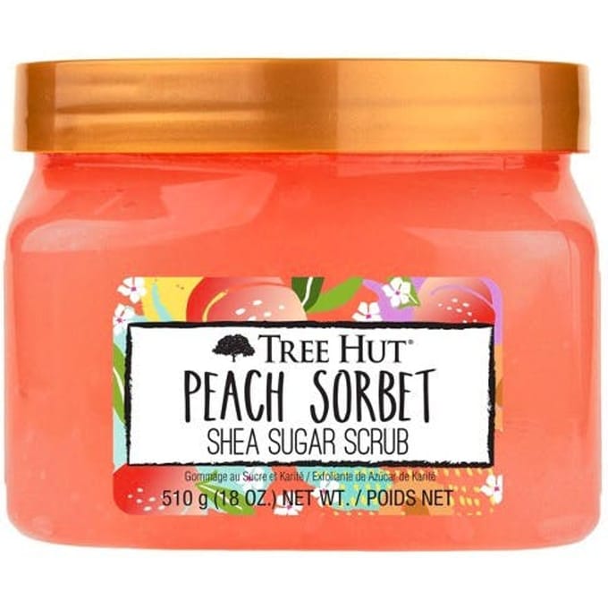 Tree Hut Peach Sorbet Shea Sugar Body Scrub - Lichaamsscrub - Bad & Douche - Exfoliating - 510g