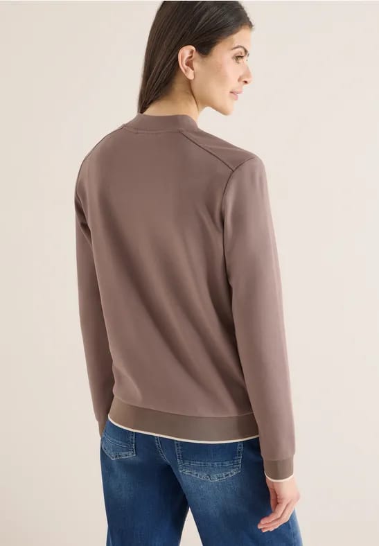 Blouson in effen kleur