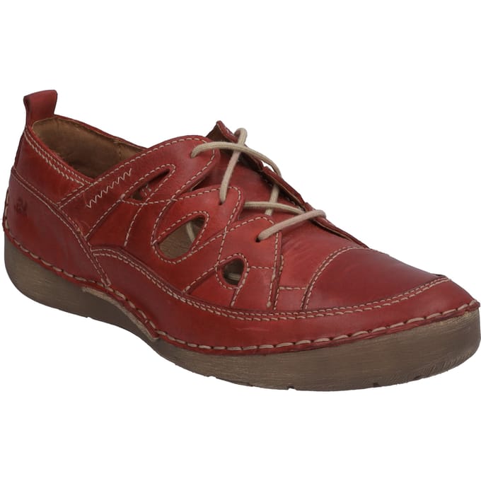 JOSEF SEIBEL Dames Lage schoen Fergey 36 in rood