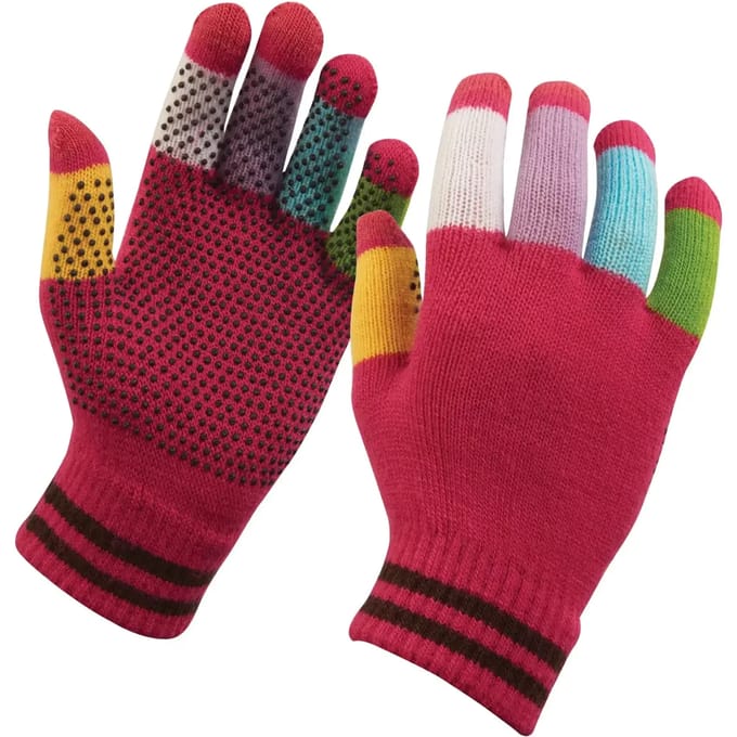 Rijhandschoenen voor kinderen met handvat met knopen Dublin Magic