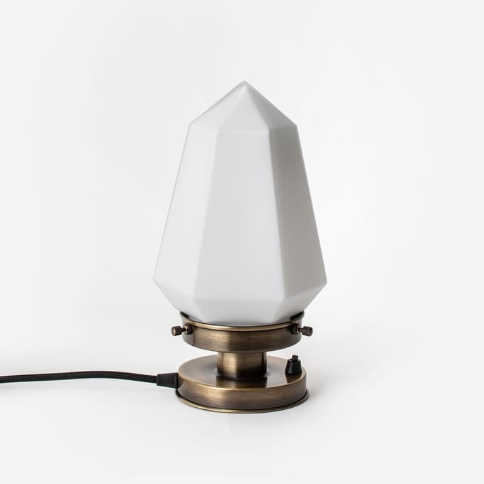 Tafellamp Briljant Mat 20's Brons - Art Deco Trade