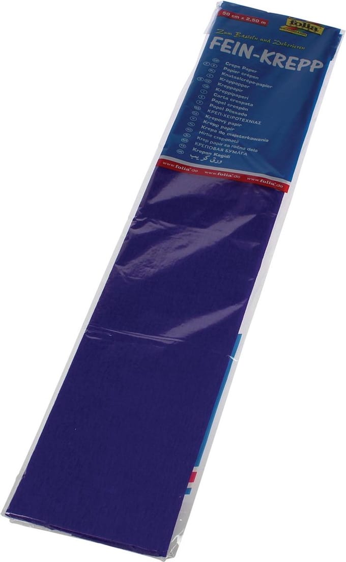 Folia crêpepapier paars