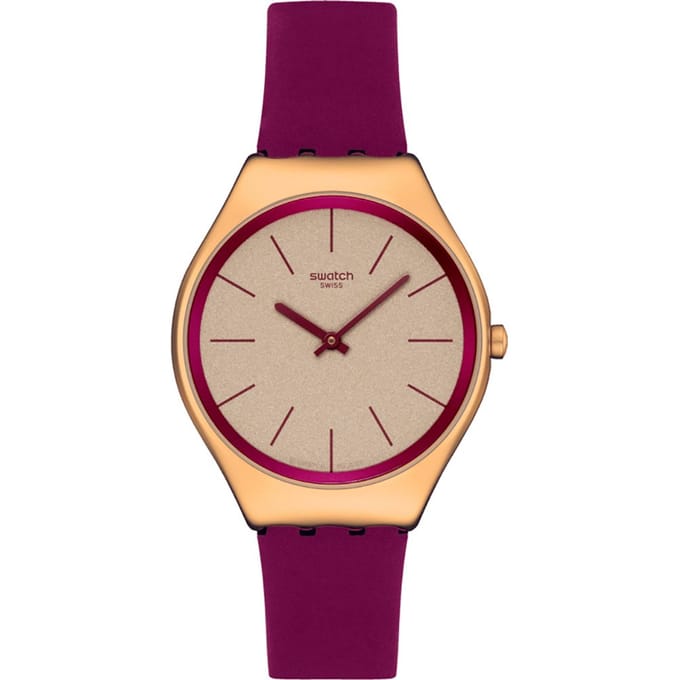 Swatch Skin Irony SYXG131 Alpine berry Horloge