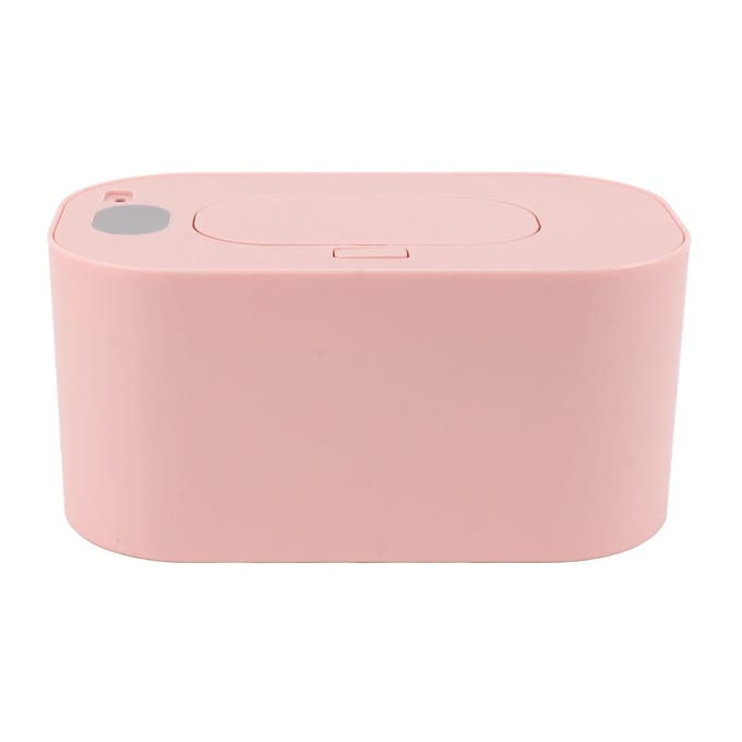 Doekjeswarmer Dispenser voor vochtige doekjes USB-gevoed Constante temperatuur Grote capaciteit met display Doekjes roze