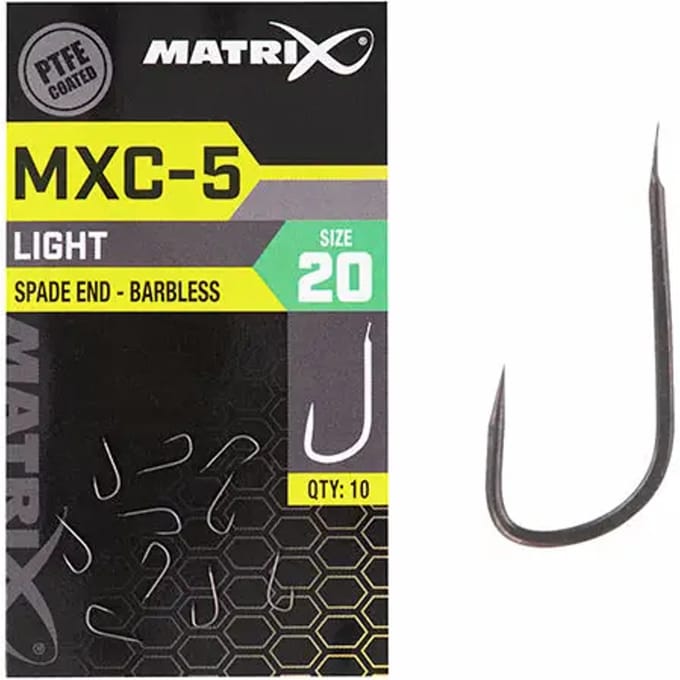 Matrix MXC-5 Barbless - Spade Ende (10 pcs) - Maat : size 18