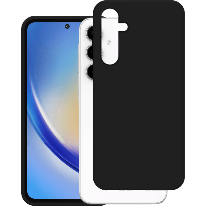 Mobilize Samsung Galaxy A35 Siliconen (TPU) Hoesje Zwart