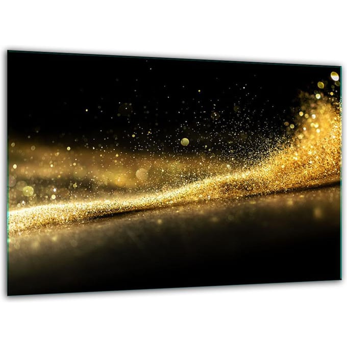 TMK ArtDeko - Gehard Glas Snijplank - 30x22 cm - Zwart