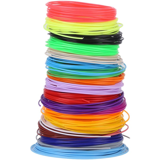 20 kleuren 1,75 mm PCL filament navullingen voor 3D printer printpen lage temperatuur green