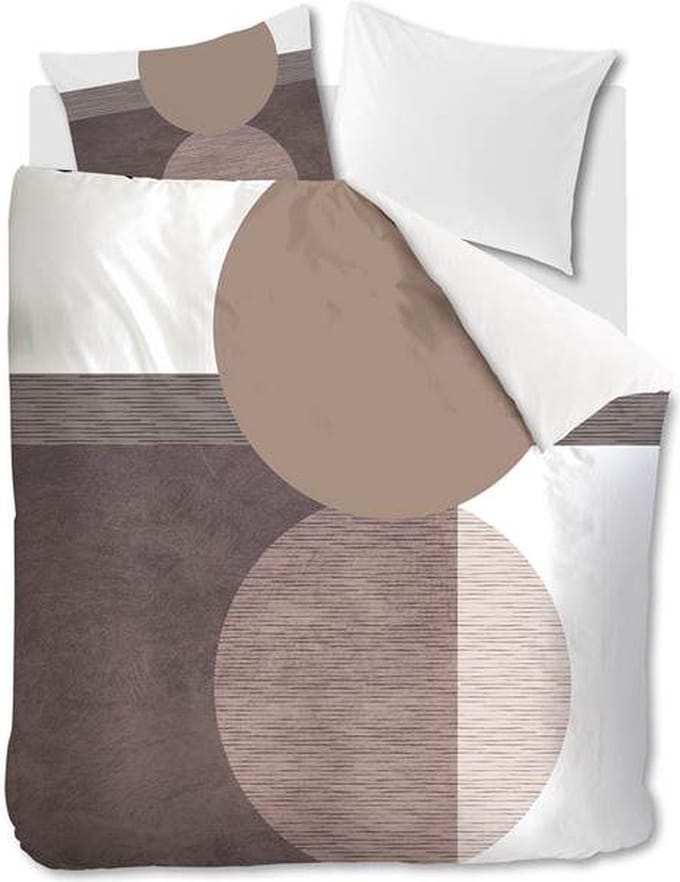 Snoozing Erina Dekbedovertrek - Extra breed - 260x200/220 cm - Mauve