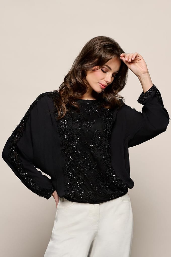 Haisley Top Zwart