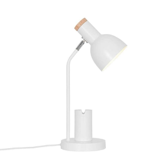 Nordlux Tafellamp Devone, wit, hoogte 43 cm, metaal