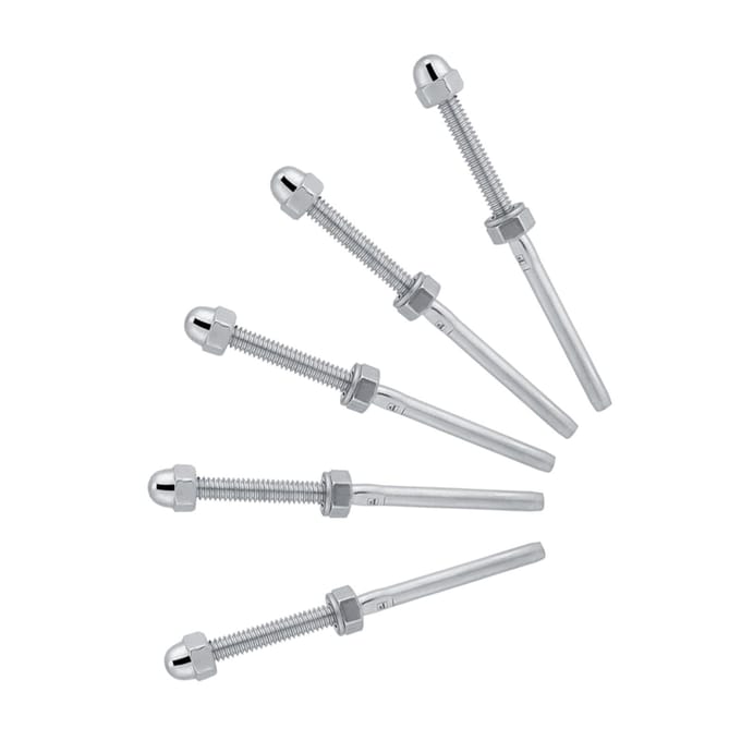10 stuks RVS Draadspanner Studeinden voor 1/8  Kabelleuningsysteem