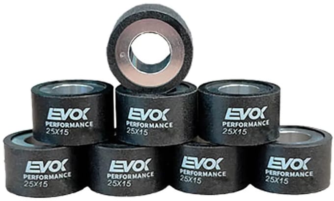 Evok Iron Drive Cvt 25 X 15 Mm 18g Variatorrollen Zilver 25 x 15 mm / 18 g