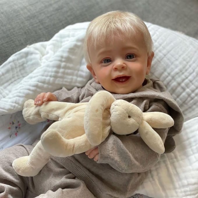 Levensgroot Babypop met Open Ogen, 60 cm, Silicone Realistisch Uiterlijk