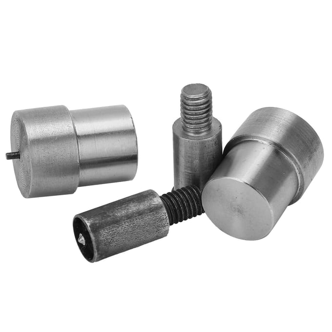 Poinçonneuse à œillets, Matrice pour œillets, Outil manuel pour boutons-pression en métal gray