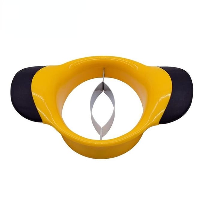 Multifunctionele Mango Corer Slicer Cutter Pitter Mango Core Pit Remover Watermeloen Dunschiller Fruit Groente Tool Keuken Accessoires geel