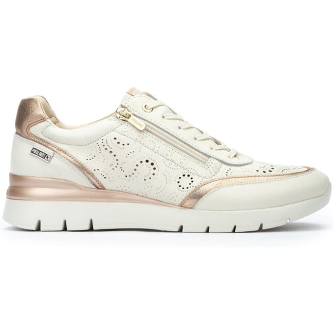 Pikolinos Cantabria dames sneaker - Ecru - Maat 42