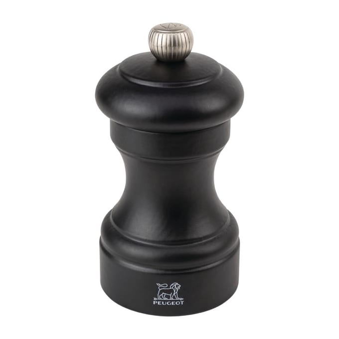 Peugeot Bistro Pepermolen 10 cm - Mat Zwart - Beukenhout