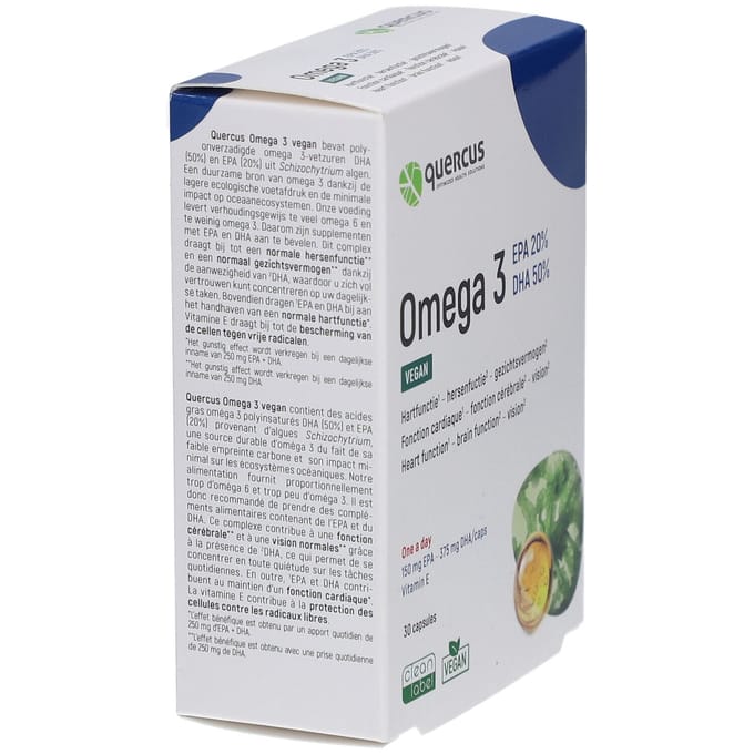 Quercus Omega 3 Vegan 30 Capsules