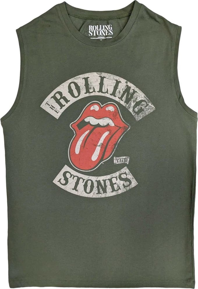 The Rolling Stones - Tour 78 Tanktop - M - Groen