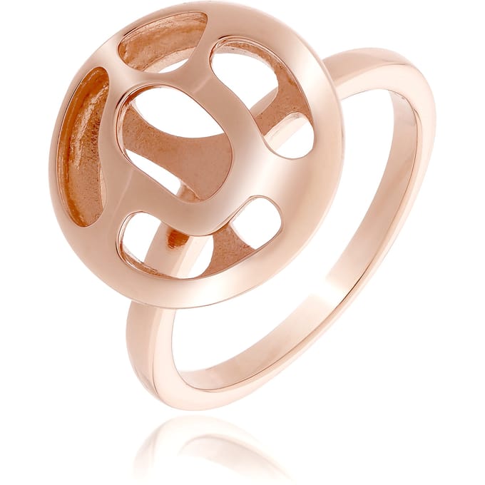 Orphelia ZR-7374/60/RG - Ring Skeleton - Zilver 925 Rosékleurig - Maat 60