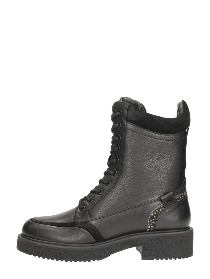Maruti Steph Veterschoenen Hoog - zwart - Maat 40