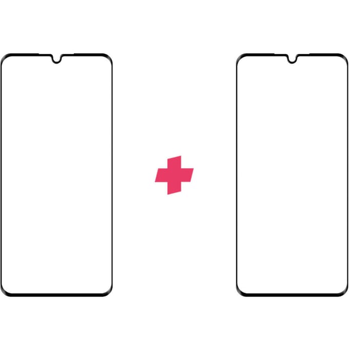 DuoPack: Xiaomi Mi Note 10 Lite screenprotector gehard glas Edge to Edge