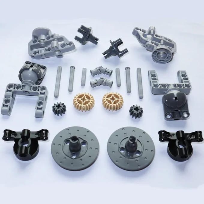 MOC Bouwstenen Technische Componenten Pin Hefarm Studless Balk As Stekker Connector Paneel Tandwiel Compatibel Intellectueel Speelgoed