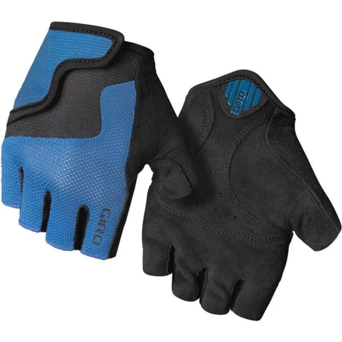 Giro Bravo Korte Handschoenen Blauw XS Kinderen