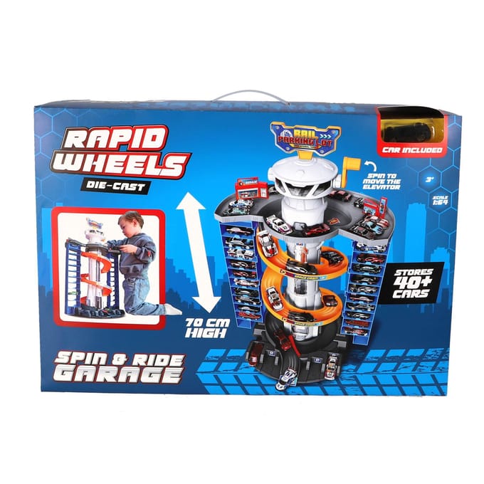 Rapid Wheels Garage toren opberg voor 40+ auto's incl. auto