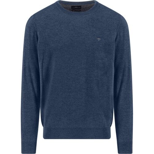 Fynch-Hatton Trui O-Neck Merino Cashmere Night / male