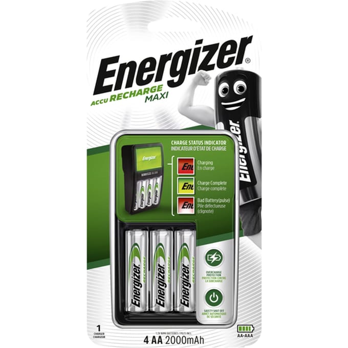 Energizer Maxi Charger Batterijlader NiMH AAA (potlood), AA (penlite)