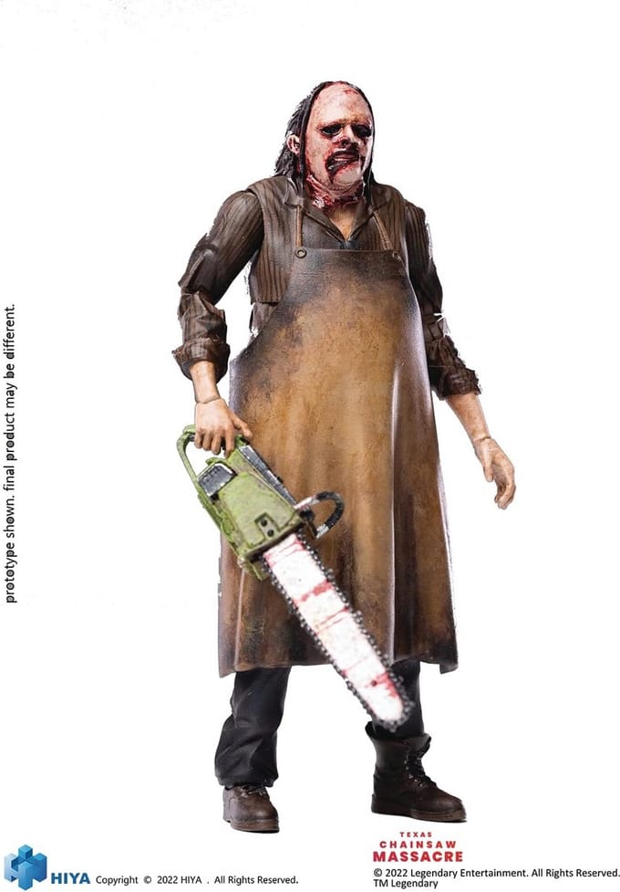 Actionfiguur Leatherface 1:18 Schaal - Gebaseerd op Texas Chainsaw Massacre (2022)