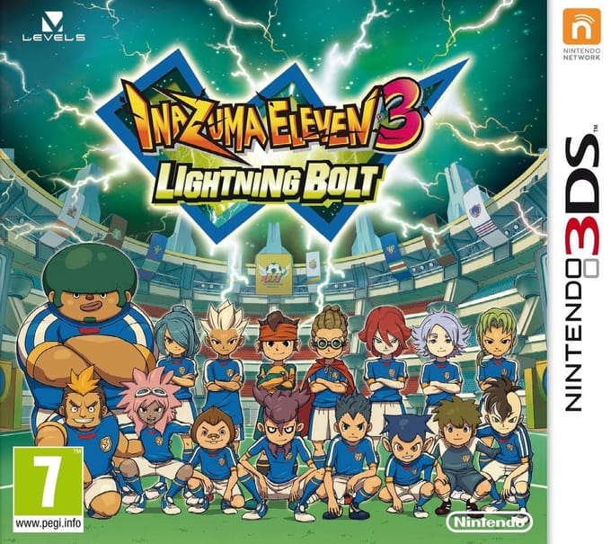 Inazuma Eleven 3: Lightning Bolt - 2DS + 3DS