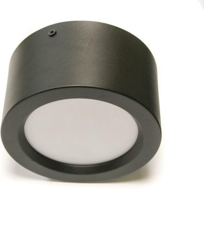 Led opbouw spot - Rond - Zwart - 5w - 4200K - Daglicht