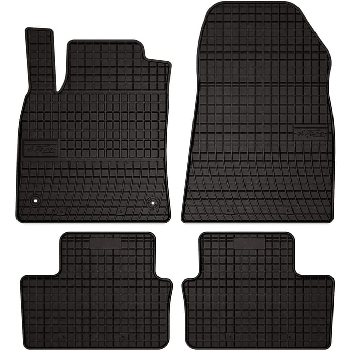 Wielganizator SolidPRO - Rubber Automatten - Renault Clio V E-Tech - Zwarte Kleur - Op Maat Gemaakt